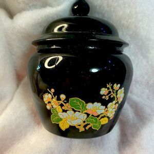 Vintage Avon Ginger Jar black